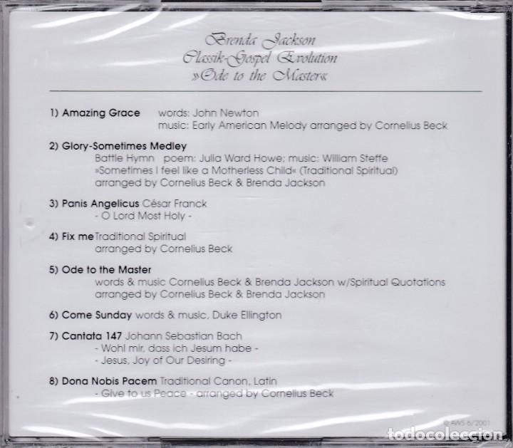 CDs de m&uacute;sica: Brenda Jackson / Ode to the Master - Classic Gospel Evolution - CD precintado - Foto 2