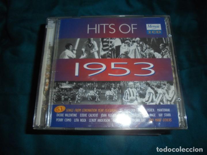 CDs de m&uacute;sica: HITS OF 1953. 2 CD&acute;S. MEMOIR RECORDS, 2004 . IMPECABLE