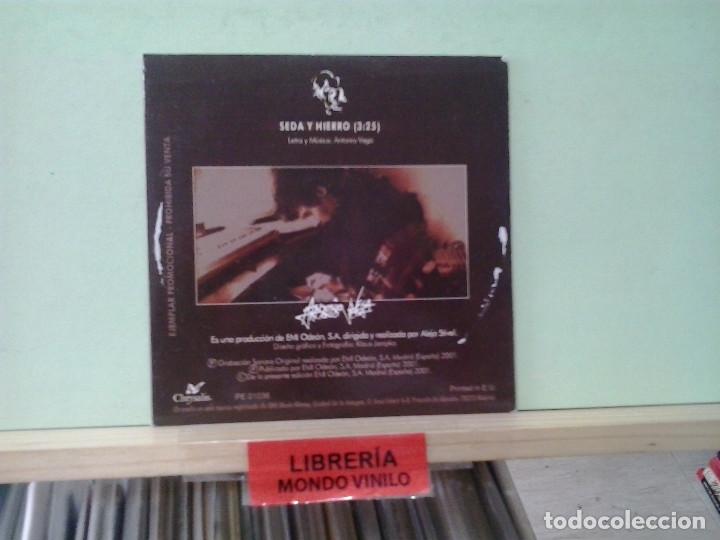 CDs de m&uacute;sica: LMV - Antonio Vega. Seda y hierro -- CD single - Foto 2