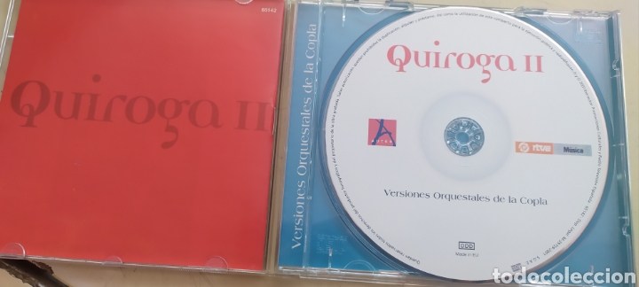 CDs de m&uacute;sica: Quiroga II / cd original / Versiones orquestales de la Copla - Foto 2