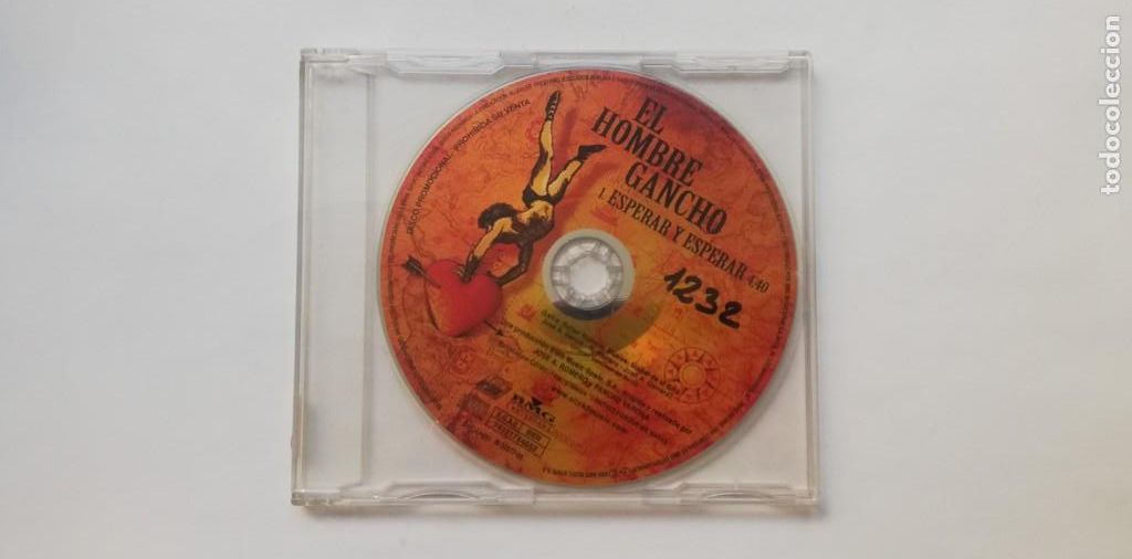 CDs de M&uacute;sica: 16720- EL HOMBRE GANCHO ESPERAR Y ESPERAR SINGLE PROMO- CD LIQUIDACION!