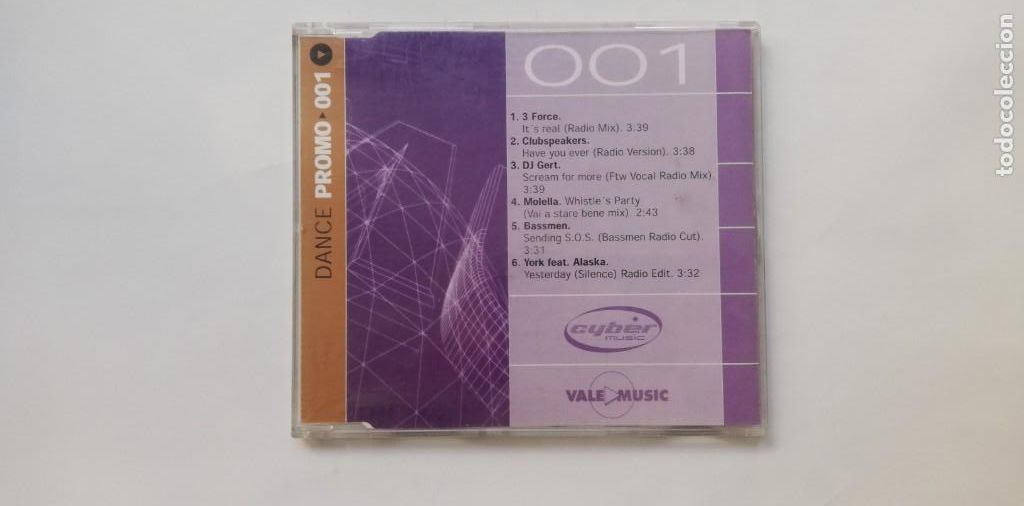 CDs de M&uacute;sica: 16720-DANCE PROMO 001 PROMO- CD LIQUIDACION!