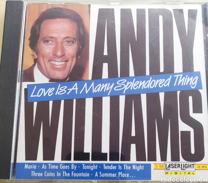 CDs de m&uacute;sica: Andy Williams / Love Is a many Splendored Thing / cd original - Foto 1
