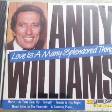 CDs de Música: ANDY WILLIAMS / LOVE IS A MANY SPLENDORED THING / CD ORIGINAL