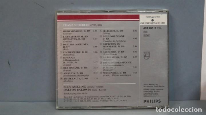 CDs de m&uacute;sica: CD. AVE MARIA. SCHUBERT. LIEDER. ELLY AMELING - Foto 2
