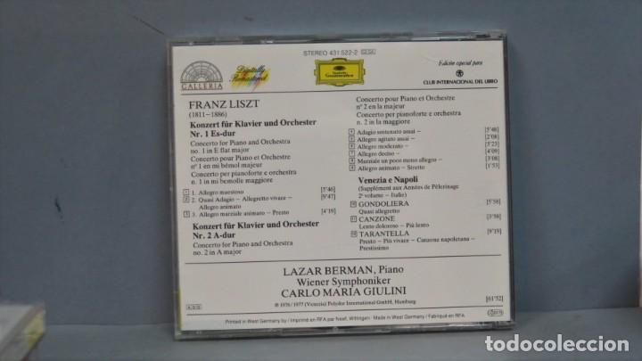 CDs de m&uacute;sica: CD. LISZT. KLAVIERKONZERTE 1 2 - Foto 2