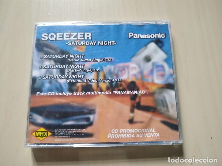 CDs de m&uacute;sica: Sqeezer - Saturday Night. Panasonic. CD Single - Foto 2