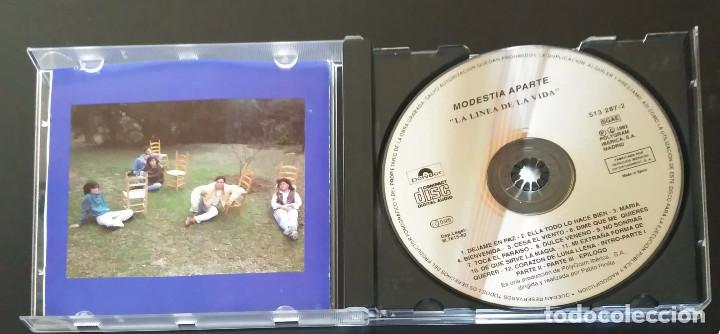 CDs de m&uacute;sica: MODESTIA APARTE (LA LINEA DE LA VIDA) CD 1992 - Foto 3