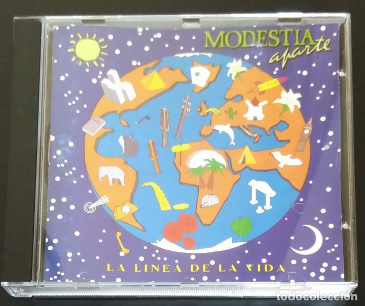 CDs de m&uacute;sica: MODESTIA APARTE (LA LINEA DE LA VIDA) CD 1992 - Foto 1