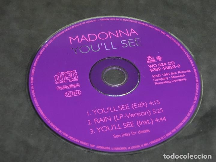 CDs de m&uacute;sica: CD SINGLE - YOULL SEE - MADONNA - Foto 4
