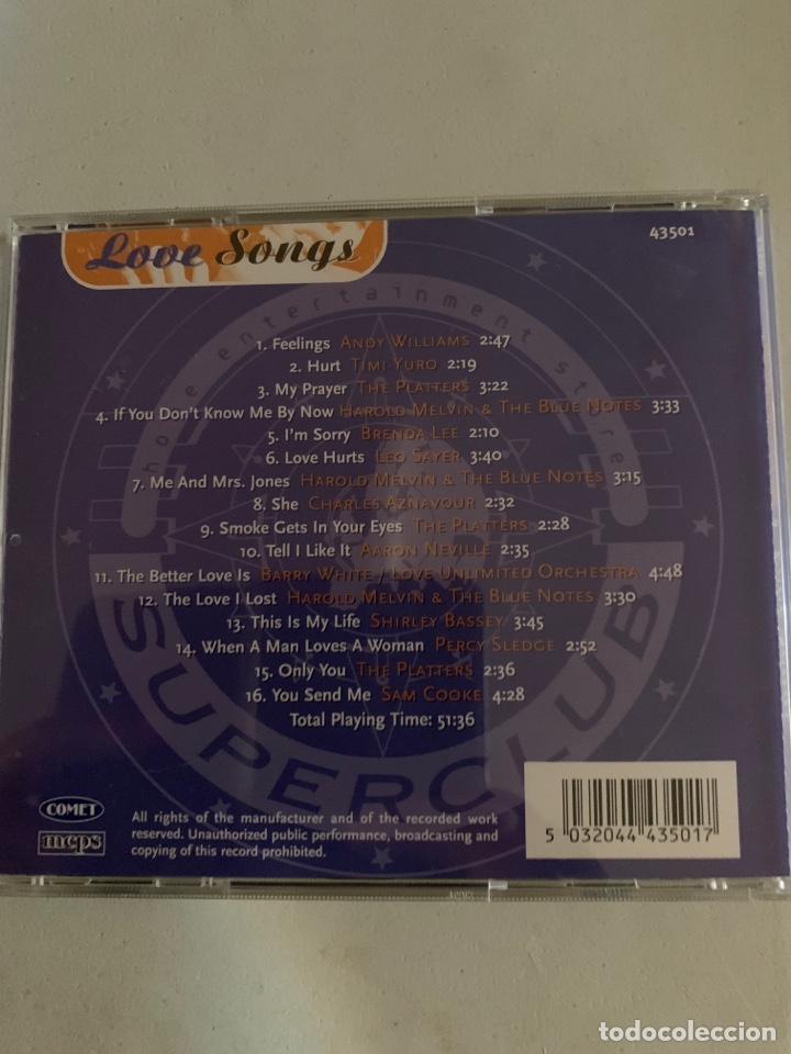 CDs de m&uacute;sica: LOVE SONGS - Foto 2