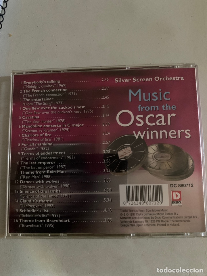 CDs de m&uacute;sica: MUSIC FROM THE OSCAR WINNERS - Foto 2