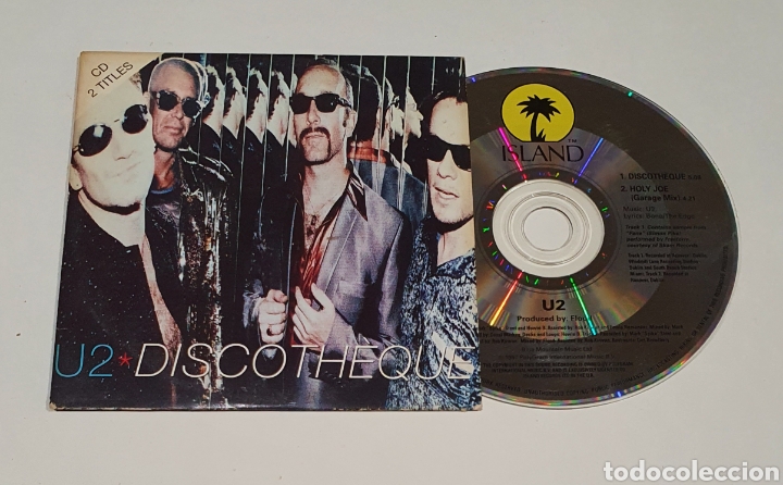 CDs de m&uacute;sica: U2 / CD SINGLE CART&Oacute;N / DISCOTHEQUE - Foto 1