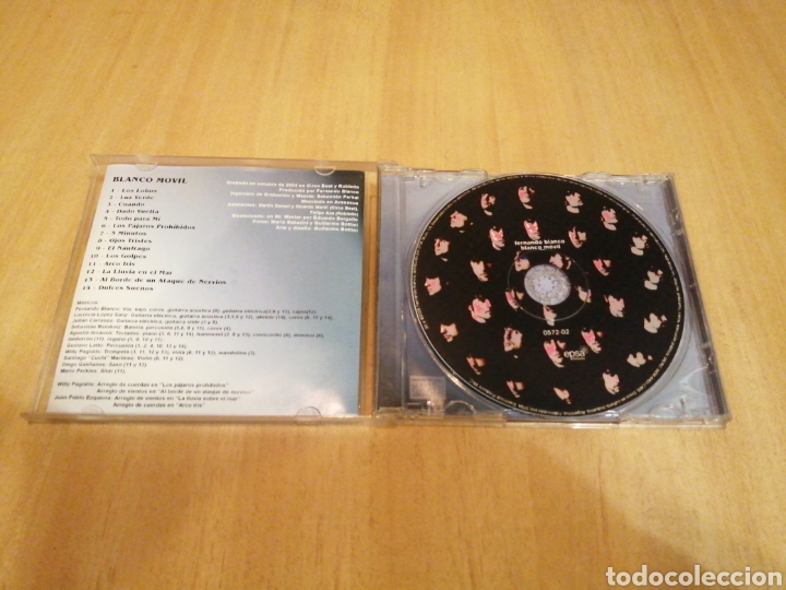 CDs de m&uacute;sica: Fernando Blanco. ( Ex Super Ratones) Blanco M&oacute;vil. - Foto 2