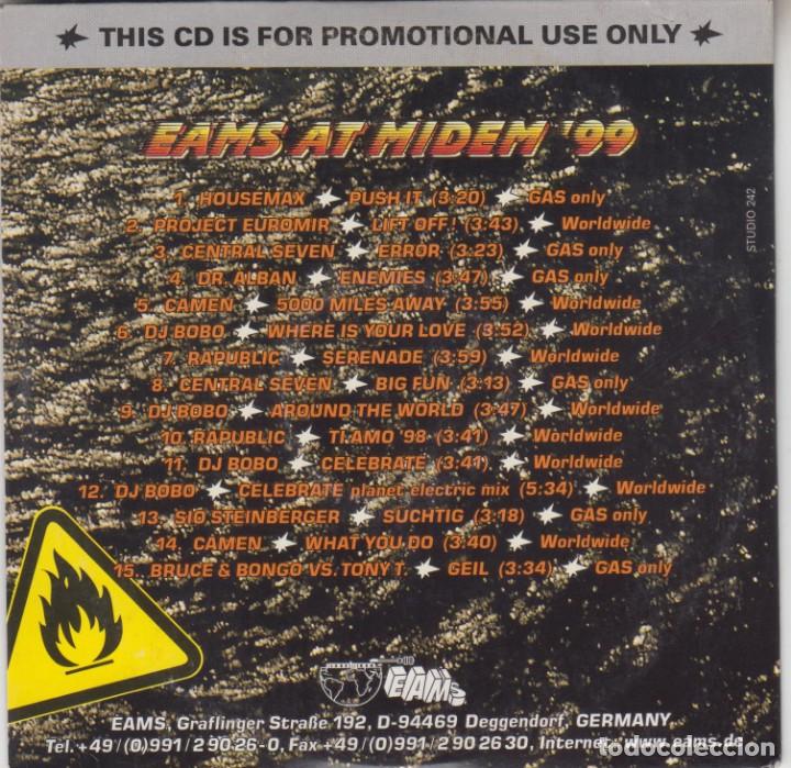 CDs de m&uacute;sica: Eams at Midem 99 cd sampler 15 temas - Foto 2