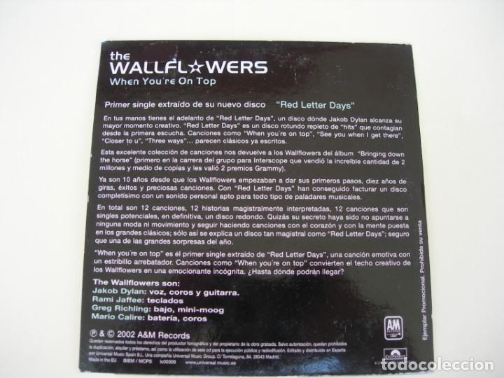 CDs de m&uacute;sica: THE WALLFLOWERS / WHEN YOU&acute;RE ON TOP /CD SINGLE - Foto 2