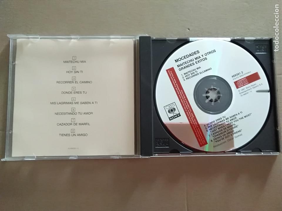 CDs de m&uacute;sica: CD MOCEDADES MAITECHU MIA Y OTROS GRANDES EXITOS - Foto 3