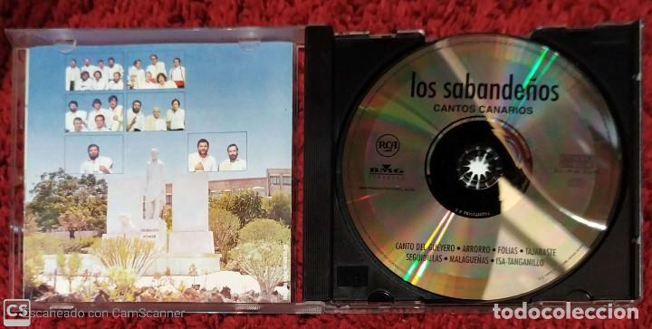 CDs de m&uacute;sica: LOS SABANDE&Ntilde;OS (CANTOS CANARIOS) CD 1999 - Foto 3
