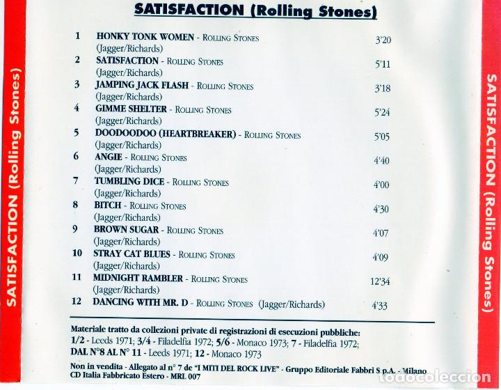 CDs de m&uacute;sica: ROLLING STONES - SATISFACTION (CD LOS GRANDES DEL ROCK) - Foto 2