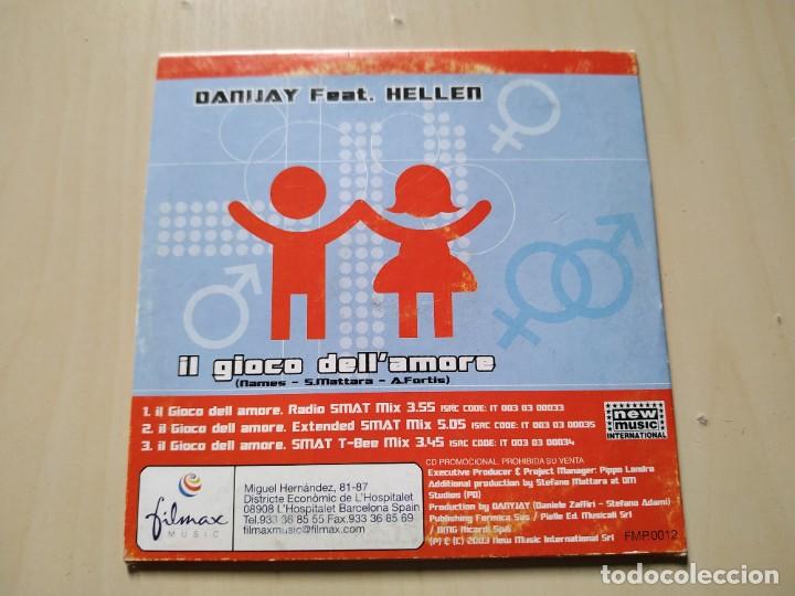 CDs de m&uacute;sica: Danijay feat Hellen - Il Gioco Dellamore. CD single. 2003 - Foto 2