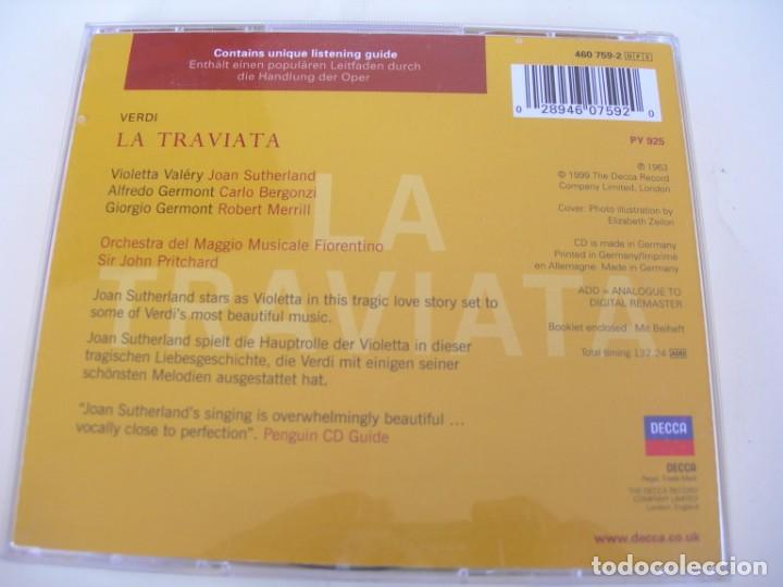 CDs de m&uacute;sica: LA TRAVIATA / PRITCHARD 2 CDS - Foto 2