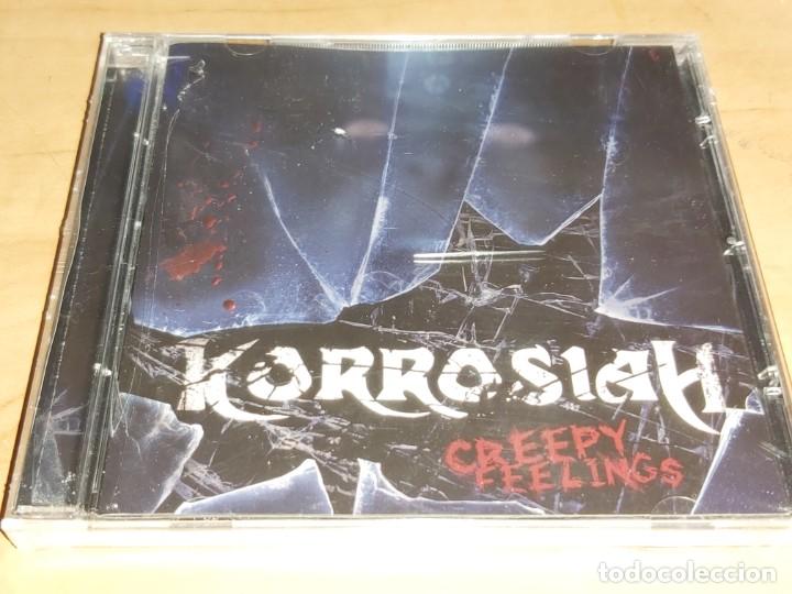 CD di Musica: KORROSIAH CD Creepy Feeling 2010, Progressive/Thrash Metal -VOIVOD-CORONER (COMPRA MINIMA 15 EUR)