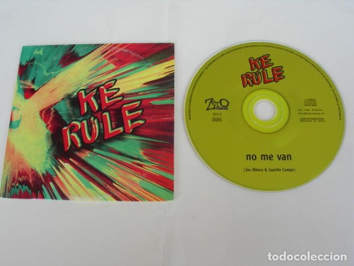 CDs de m&uacute;sica: KE RULE / NO ME VAN + 1 / CD SINGLE - Foto 1