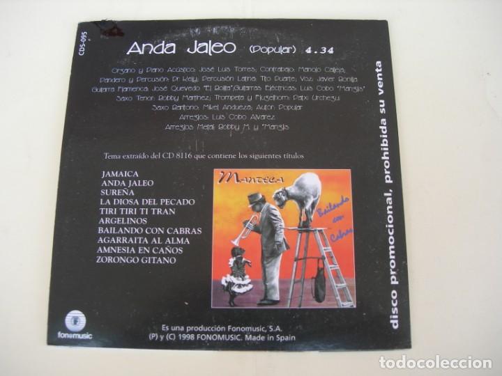 CDs de m&uacute;sica: MANTECA / ANDA JALEO / CD SINGLE - Foto 2