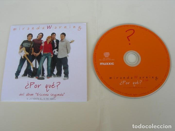 CDs de m&uacute;sica: MIRANDA WARNING / &iquest; POR QU&Eacute; ? / CD SINGLE - Foto 1