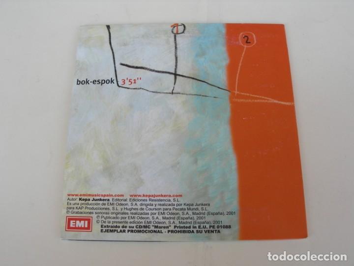 CDs de m&uacute;sica: KEPA JUNKERA / BOK-ASPOK / CD SINGLE - Foto 2