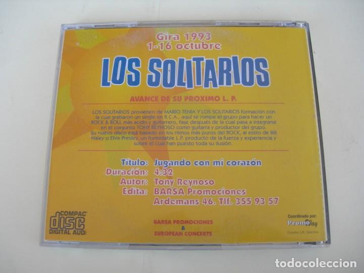 CDs de m&uacute;sica: LOS SOLITARIOS / JUGANDO CON MI CORAZON / CD SINGLE - Foto 2