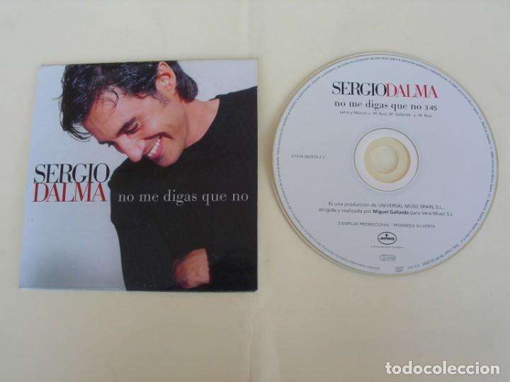 CDs de m&uacute;sica: SERGIO DALMA / NO ME DIGAS QUE NO / CD SINGLE - Foto 1