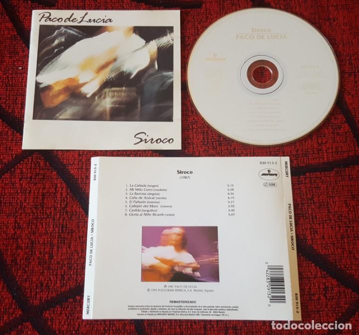 CDs de m&uacute;sica: PACO DE LUCIA SIROCO 1995 CD - Foto 1
