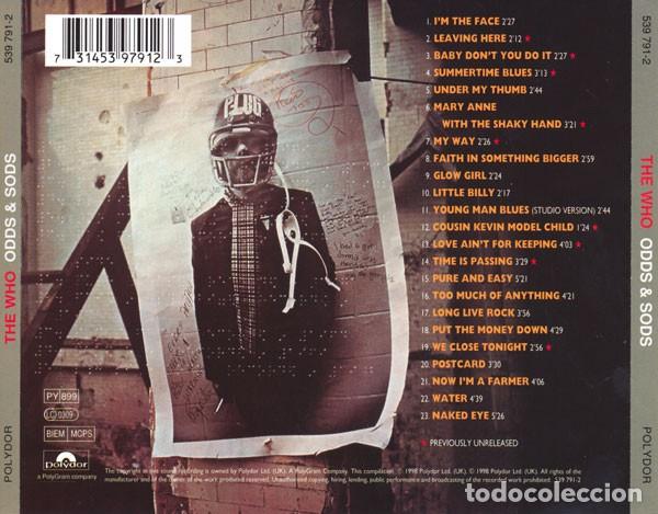 CDs de m&uacute;sica: The Who - Odds & Sods - Foto 2