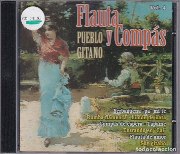 CDs de m&uacute;sica: Flauta y Comp&aacute;s - Pueblo Gitano Vol 4 - CD - Foto 1