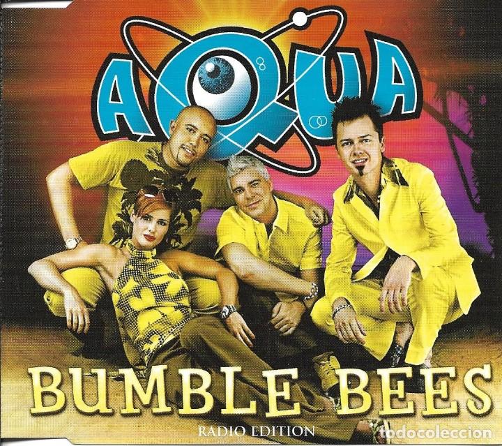 CDs de m&uacute;sica: AQUA - BUMBLE BEES CD SINGLE 2 TEMAS PROMO 2000 - Foto 1