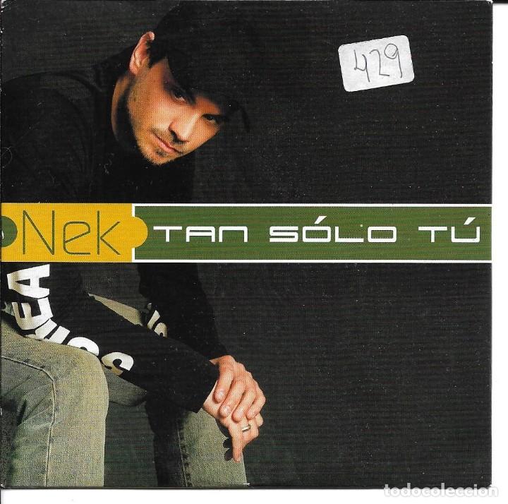 CDs de m&uacute;sica: NEK - TAN SOLO TU CD SINGLE 1 TEMA 2002 - Foto 1