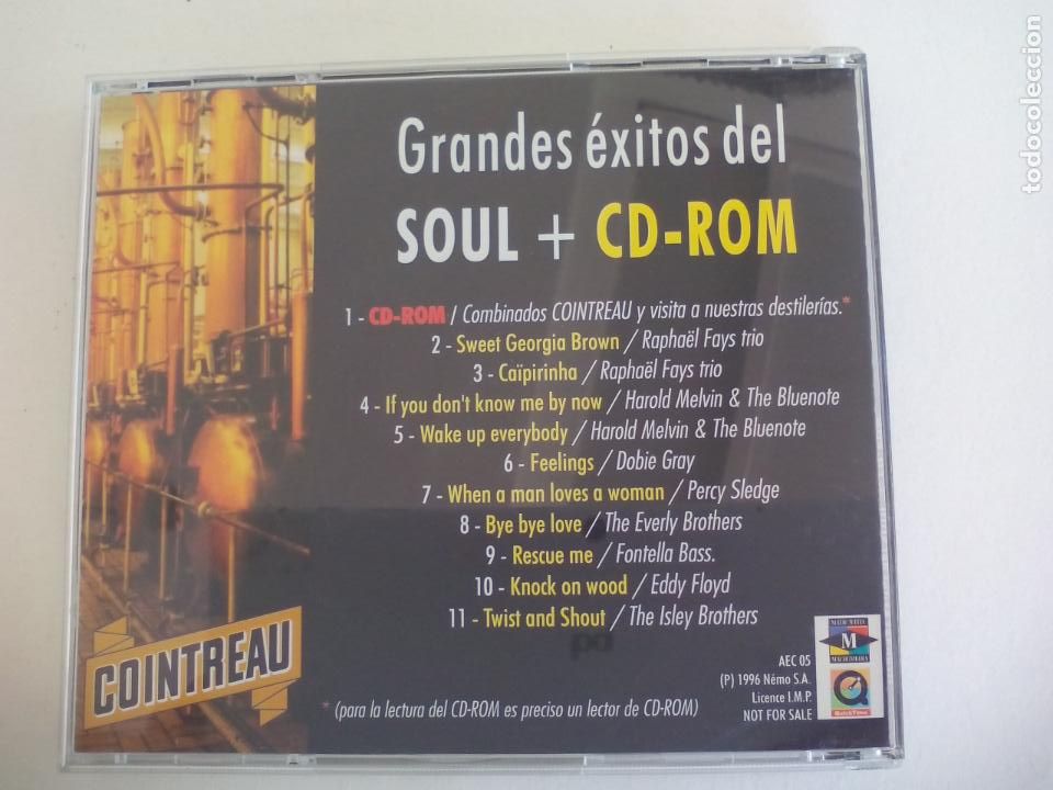 CDs de m&uacute;sica: GRANDES EXITOS DEL SOUL. COINTREAU. - Foto 2