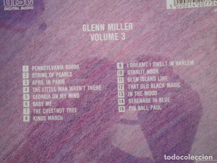 CDs de m&uacute;sica: CD GLENN MILLER ORCHESTRA VOLUME 3 (DW) - Foto 2