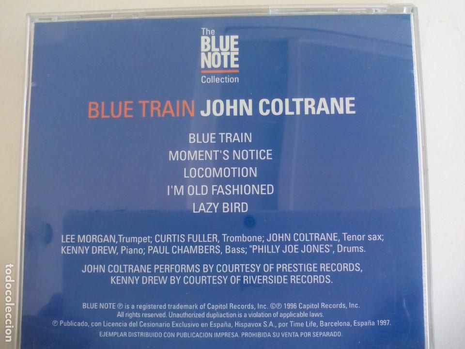 CDs de m&uacute;sica: JOHN COLTRANE. BLUE TRAIN CD - Foto 2