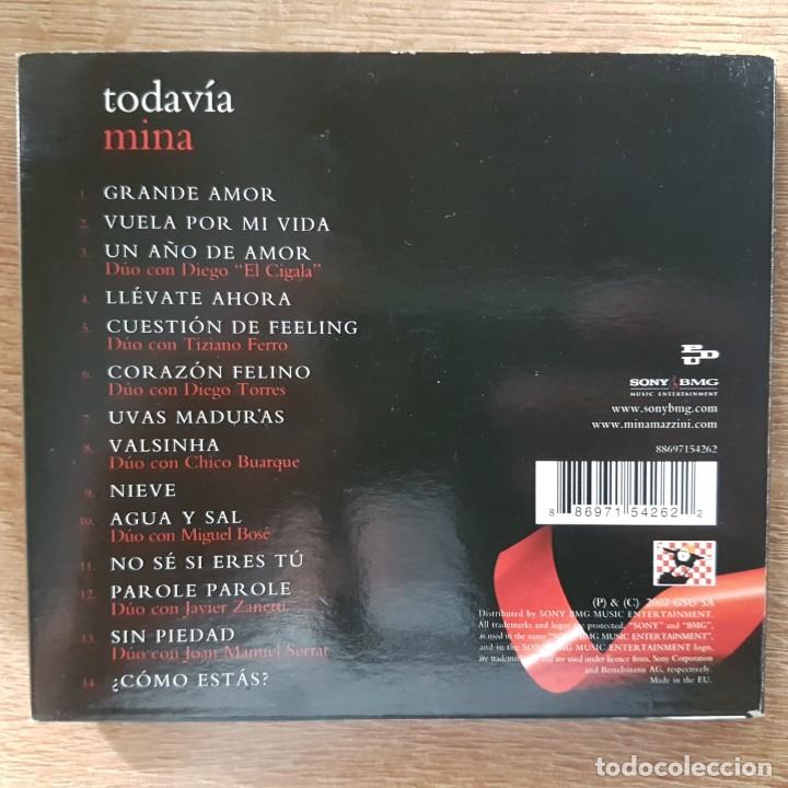 CDs de m&uacute;sica: CD MINA. TODAVIA - Foto 2