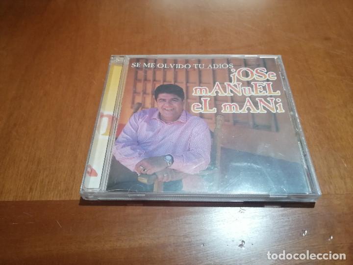 CD di Musica: JOSE MANUEL MANI. SE ME OLVID&Oacute; TU ADI&Oacute;S. CD EN BUEN ESTADO CON 10 TEMAS. DIFICIL