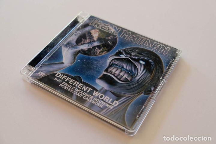 CDs de m&uacute;sica: IRON MAIDEN DIFFERENT WORLD DVDSINGLE + POSTER - Foto 1