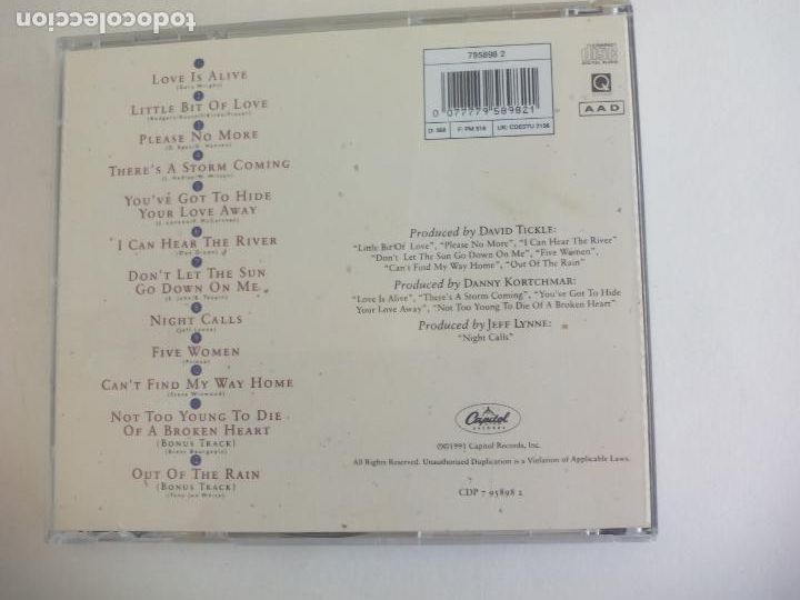 CDs de m&uacute;sica: JOE COCKER. NIGHT CALLS. CD. CAPITOL7958982 - Foto 2