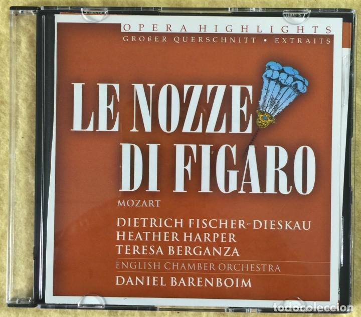 CDs de M&uacute;sica: NOZZE DI FIGARO - OPERA HIGHLIGHTS MOZART