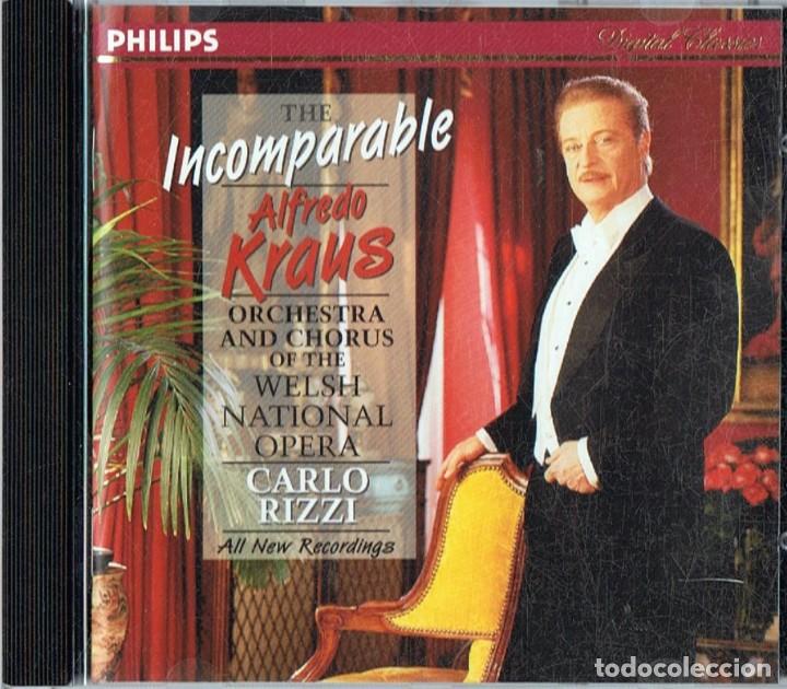 CDs de m&uacute;sica: THE INCOMPARABLE ALFREDO KRAUS (CD) - Foto 1