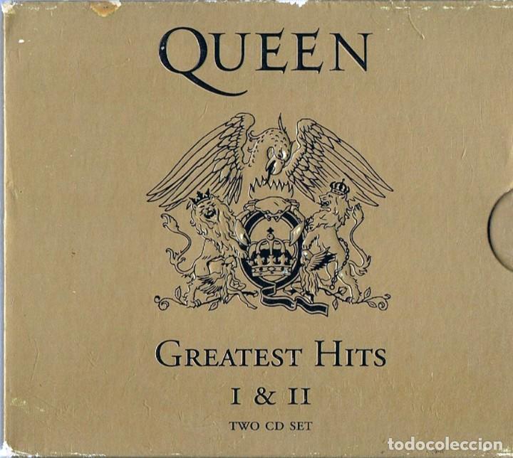 CDs de m&uacute;sica: QUEEN GREATEST HITS I & II (CD) - Foto 1