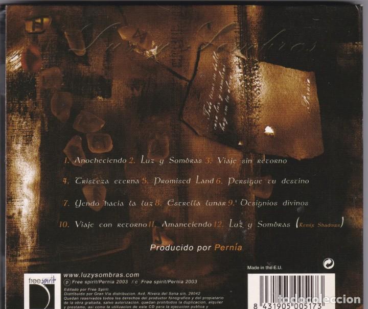 CDs de m&uacute;sica: Luz y Sombras - CD digipack - Foto 2