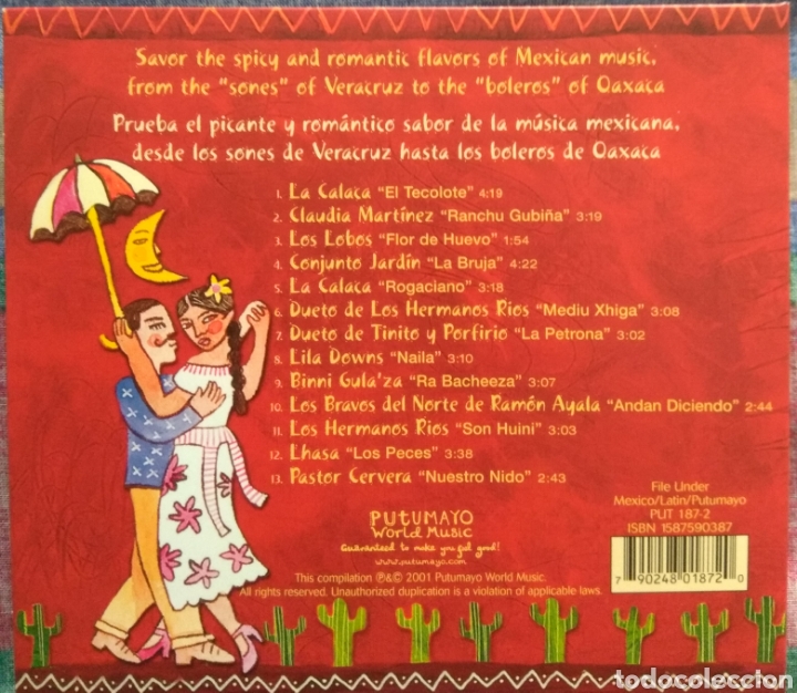 CDs de m&uacute;sica: &lrm;&ndash;&nbsp;Putumayo Presents Mexico - Foto 2