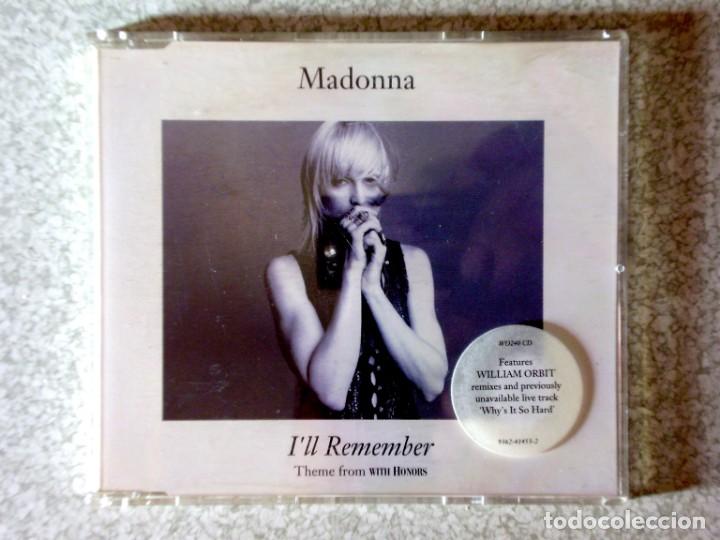 CDs de M&uacute;sica: MADONNA.I&acute;LL REMEMBER.CD SINGLE 4 TEMAS...GERMANY....PEDIDO MINIMO 5&euro;